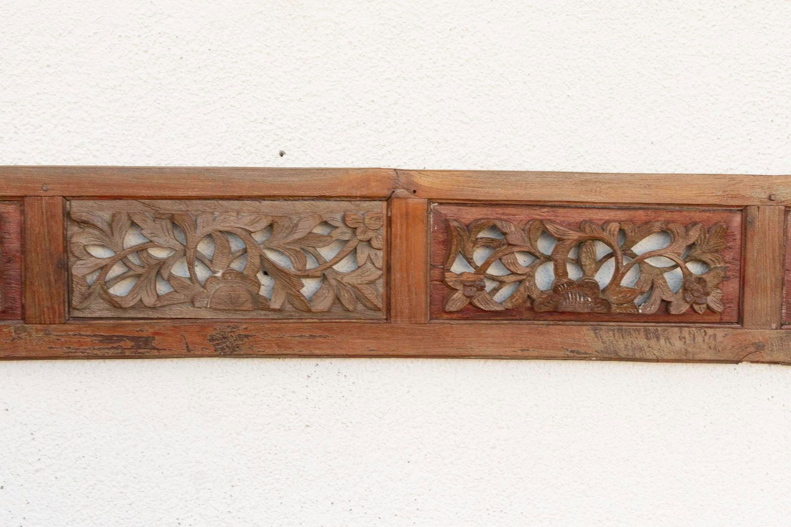 Soul of the Pagoda, Antique Asian Carved Panel - 4