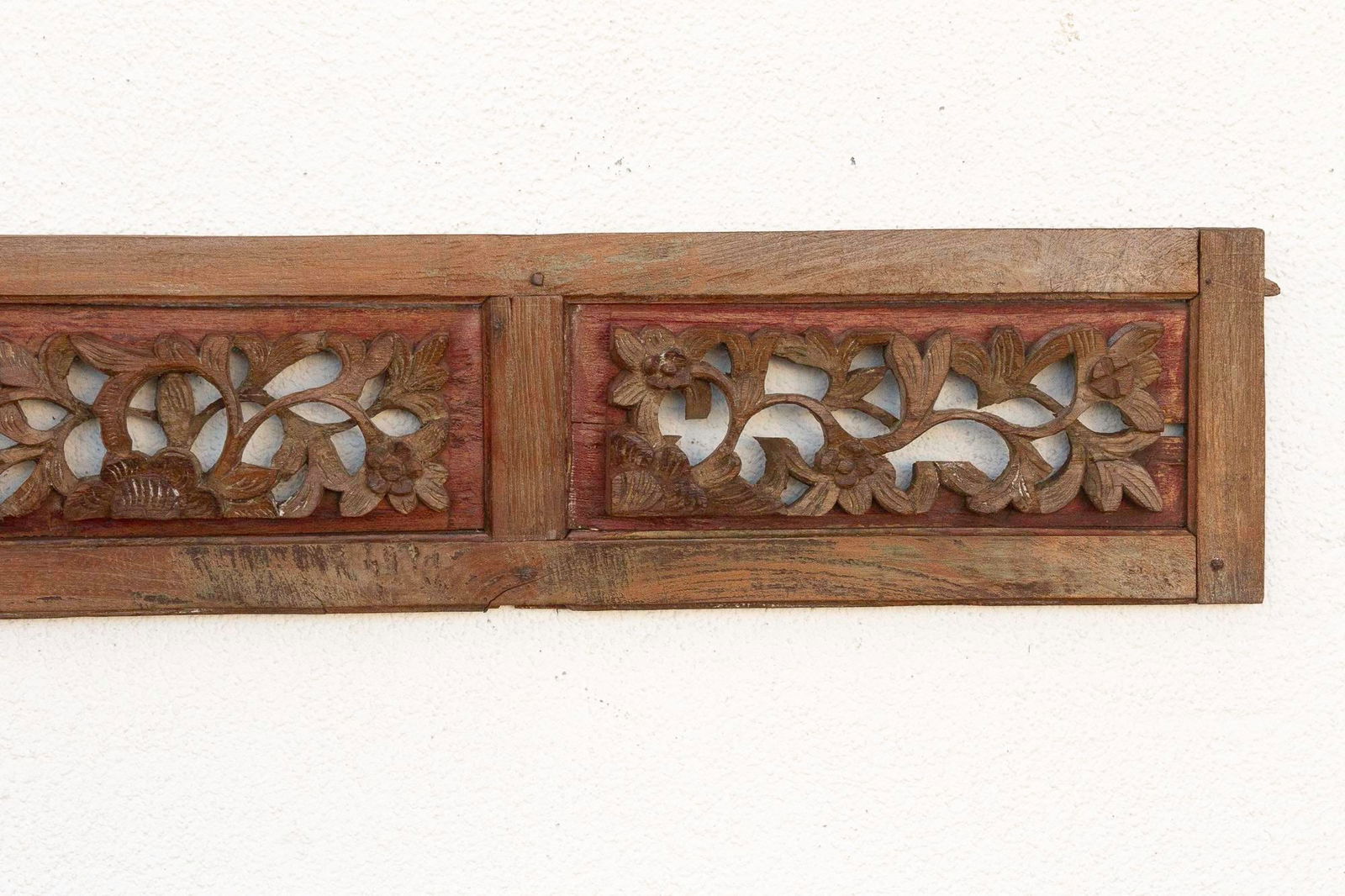 Soul of the Pagoda, Antique Asian Carved Panel - 6