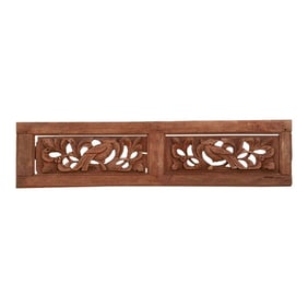 Small Pair of Birds Oriental Carving