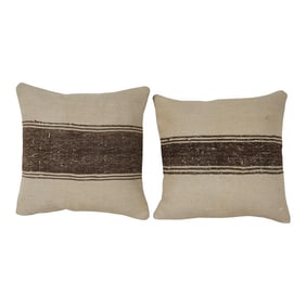 Turkish Kilim Pillow Cover - A Pair