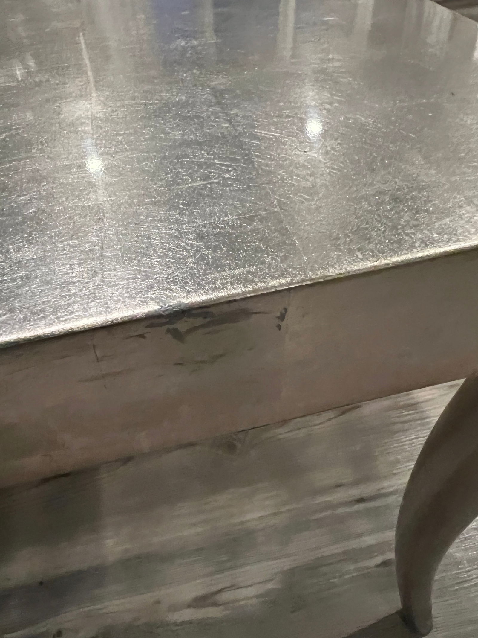 Ferguson Copeland Silver Leaf Coffee Table - 2