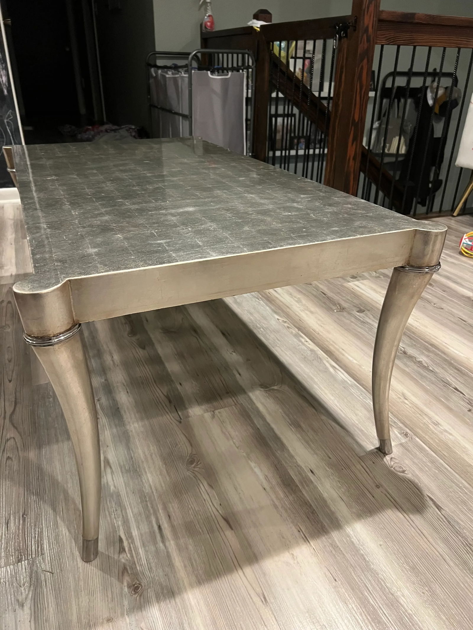 Ferguson Copeland Silver Leaf Coffee Table - 5