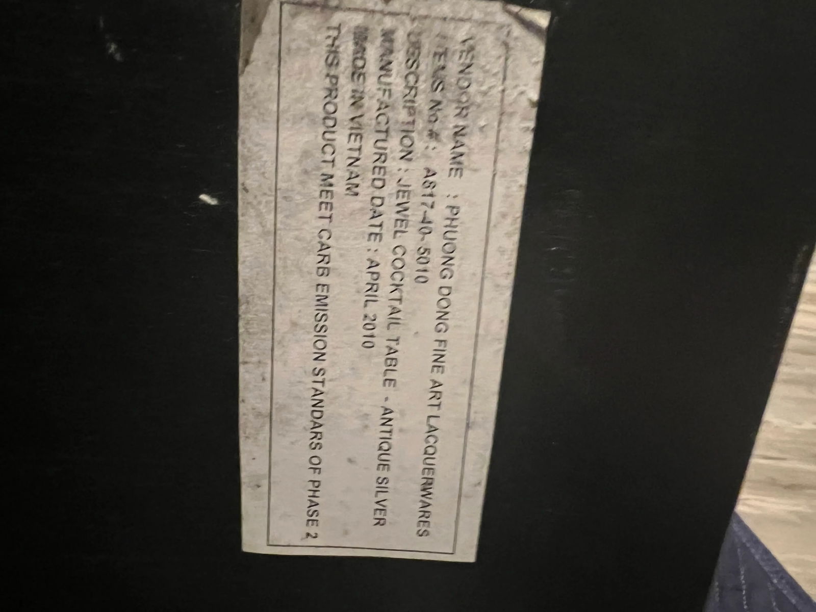 Ferguson Copeland Silver Leaf Coffee Table - 8