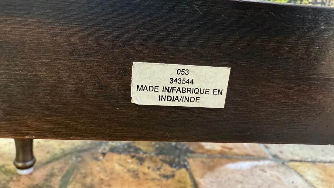 Original Regency Verdigris Brass Two-Tier Butler's Tray – Theodore Alexander India by Sita - 13