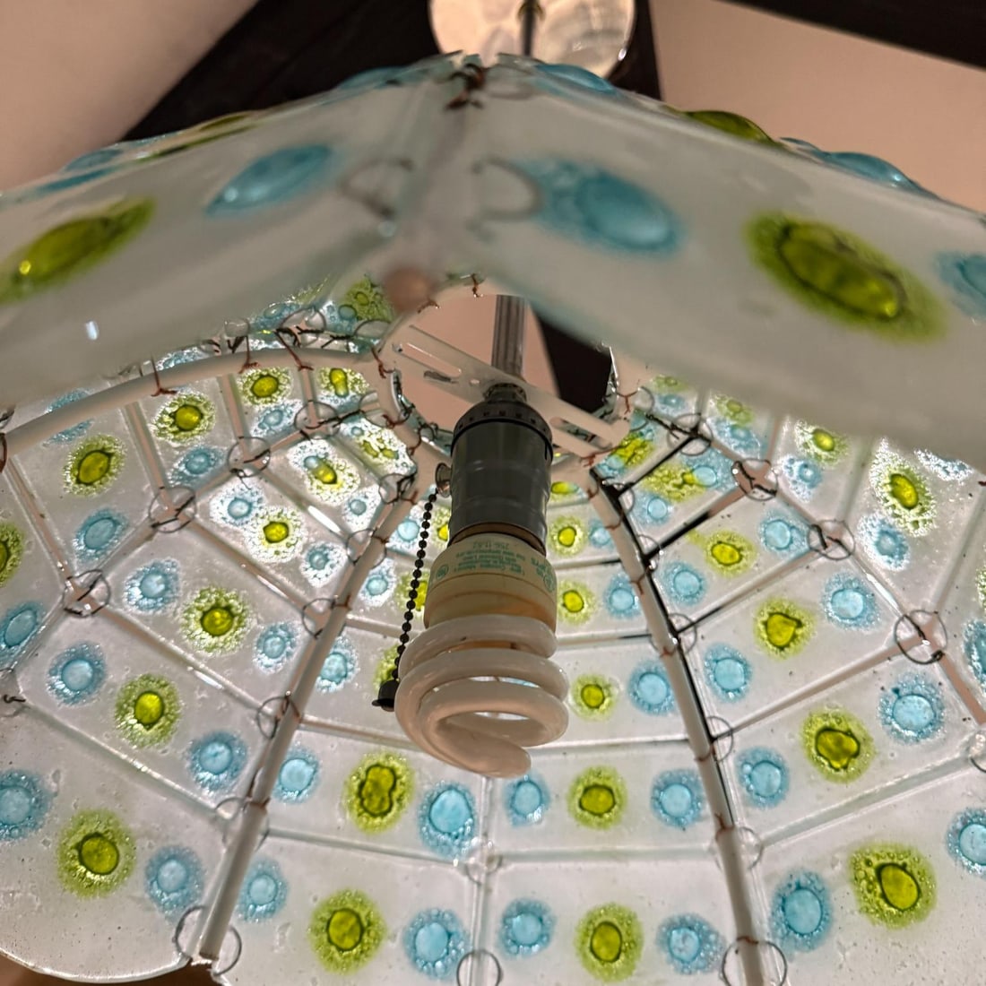 Feliper Delfinger Feders Hand Blown Glass Pendant Mid-Century Mexican Modern - 9