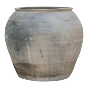 Vintage Clay Charcoal Urn