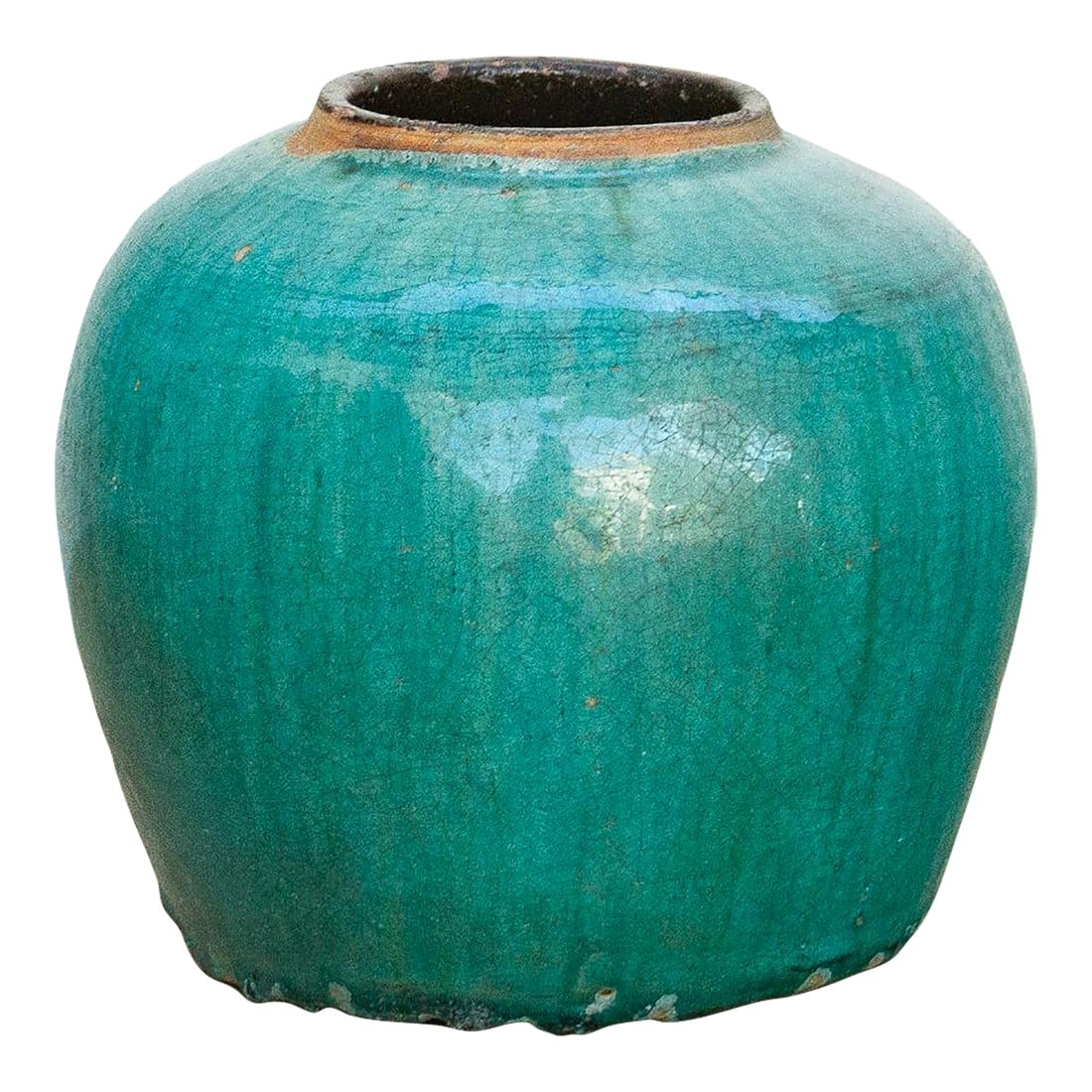Aqua Lagoon Glazed Vase (1 of 6)