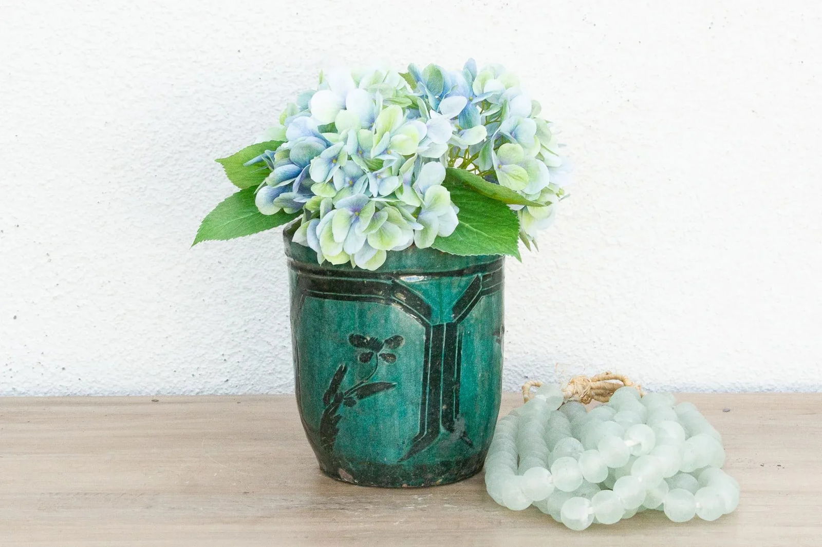 Forest Echo Glaze Asian Vase - 2