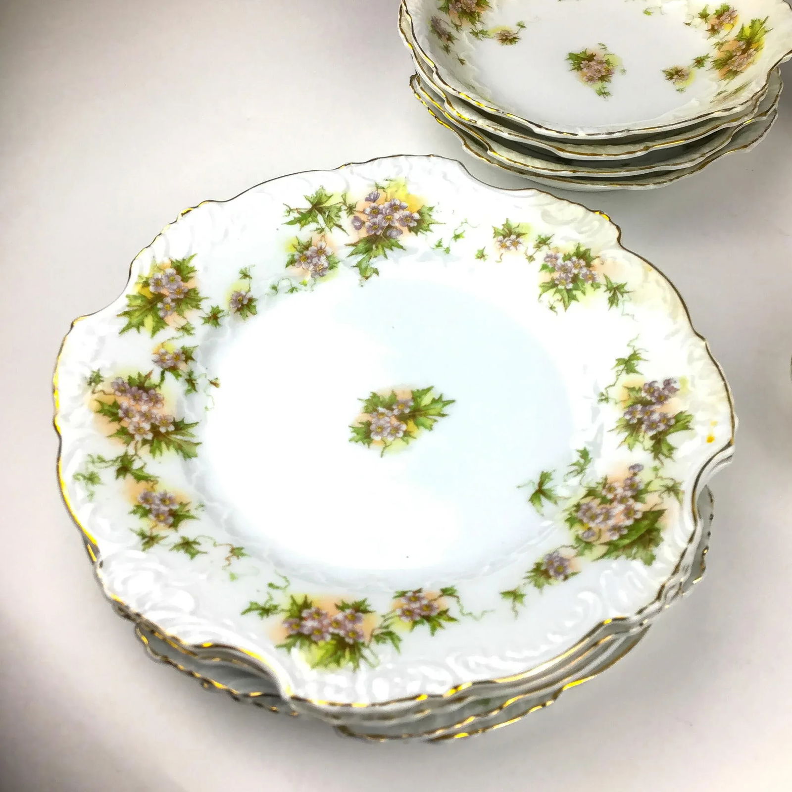 Vintage Porcelain German Luncheon Set - 3