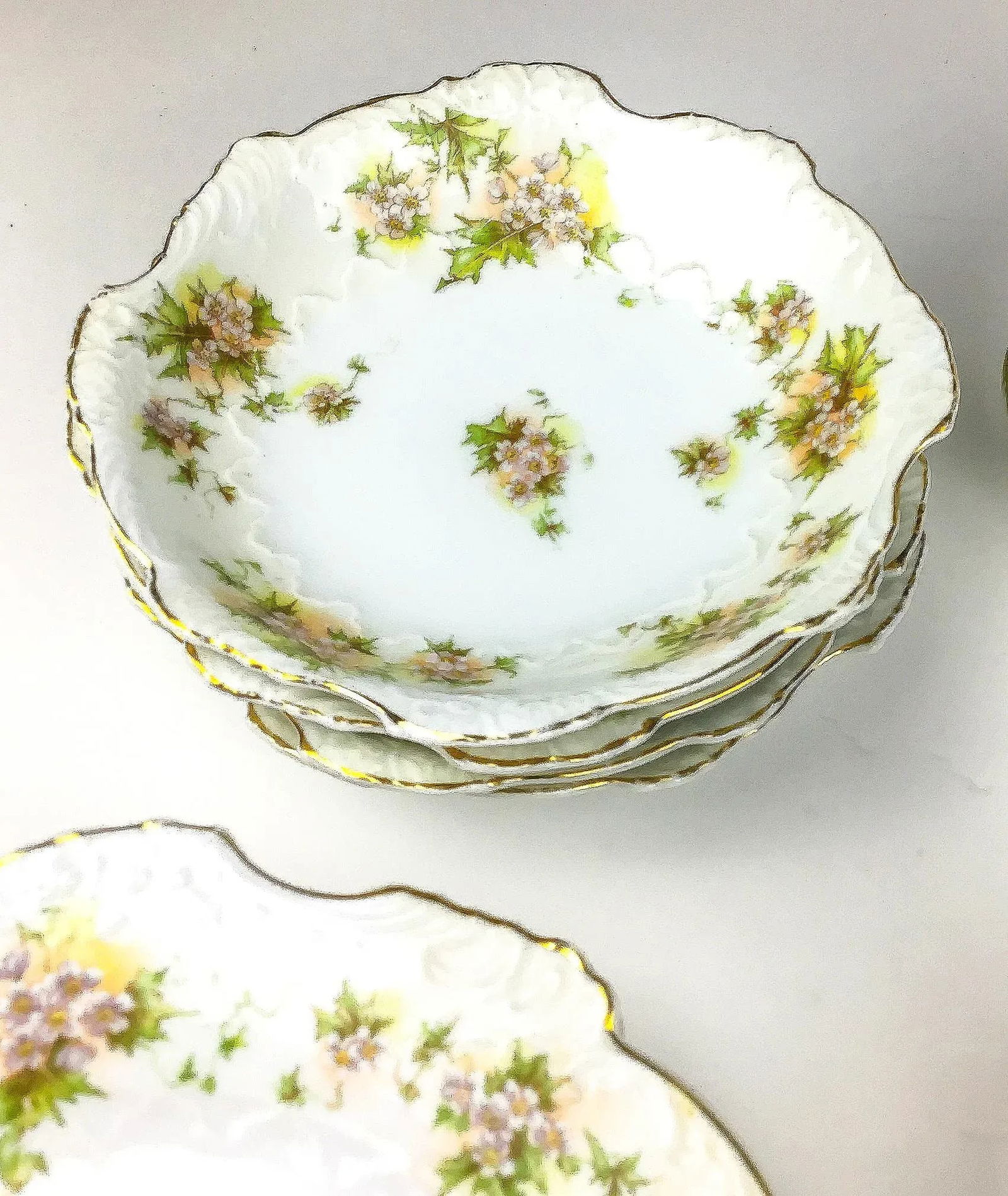 Vintage Porcelain German Luncheon Set - 6