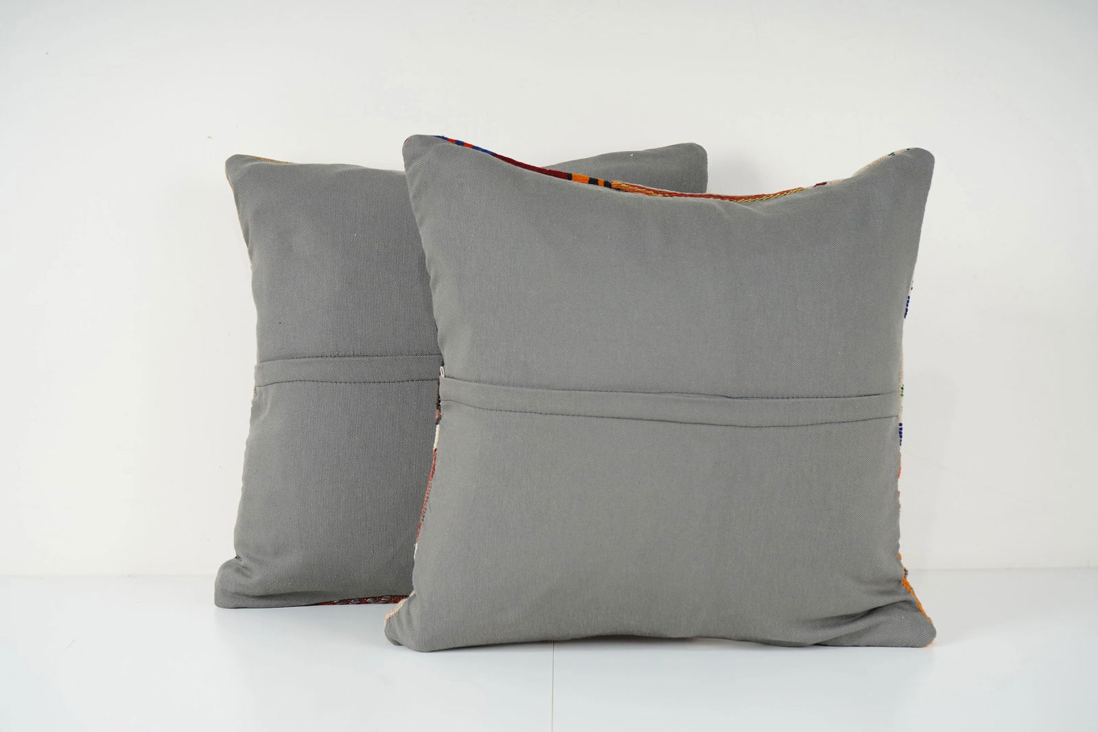 Turkish Kilim Patchwork Cushion - A Pair - 5