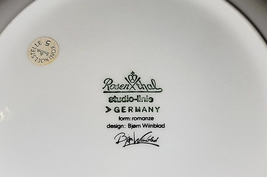 1970s Rosenthal 'Romanze' Bowl, BjÃ¸rn Wiinblad Design - 4