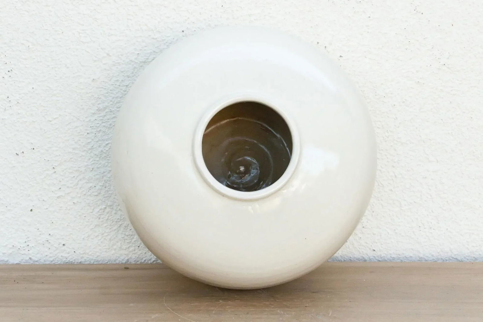 Serene Oriental Large Porcelain White Vessel - 6