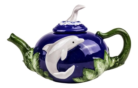 Vintage Animalia Ceramic Dolphin Tea Pot