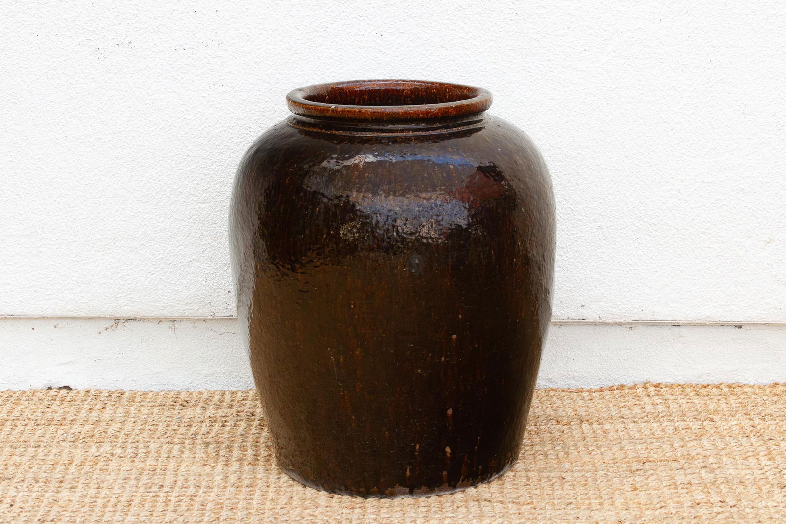 Monumental Antique Brown Spice Trader Vessel - 3