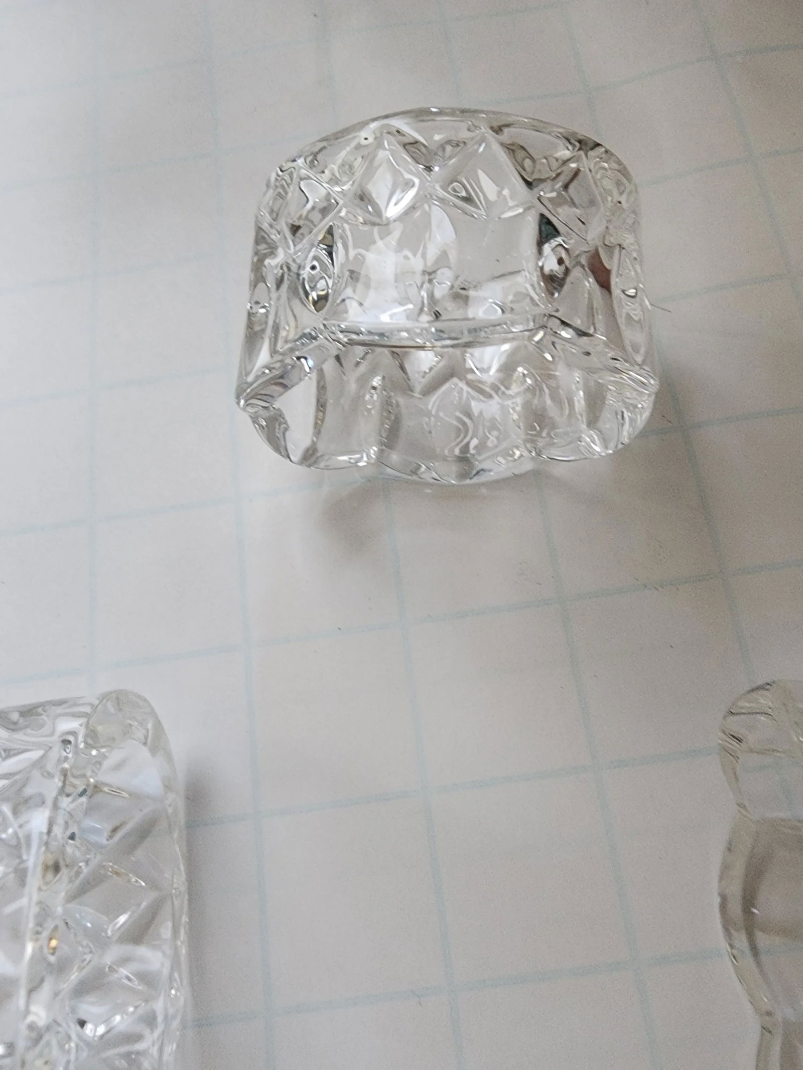 Gorham Crystal Napkin Rings - 2