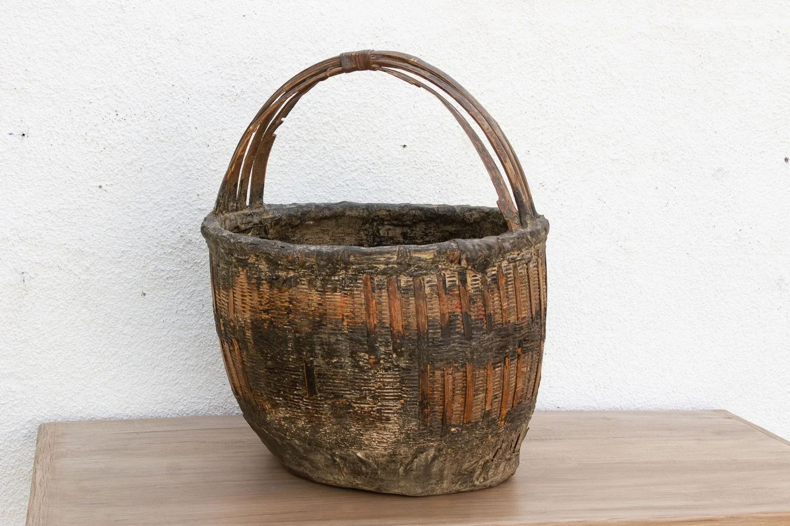 Vintage English Farmhouse Basket - 6
