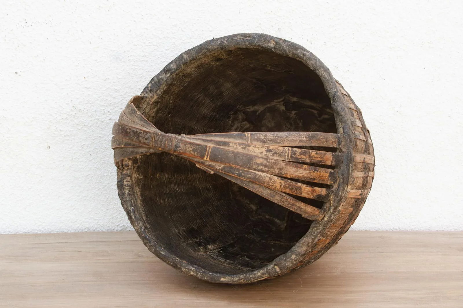 Vintage English Farmhouse Basket - 7