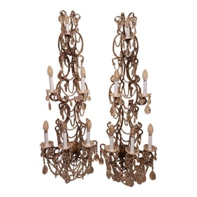 Extra Long Italian Beaded Sconces