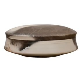 Mid Century Covered Pottery Bowl