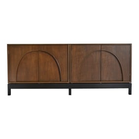 Mid Century Credenza With Arch Door Detail