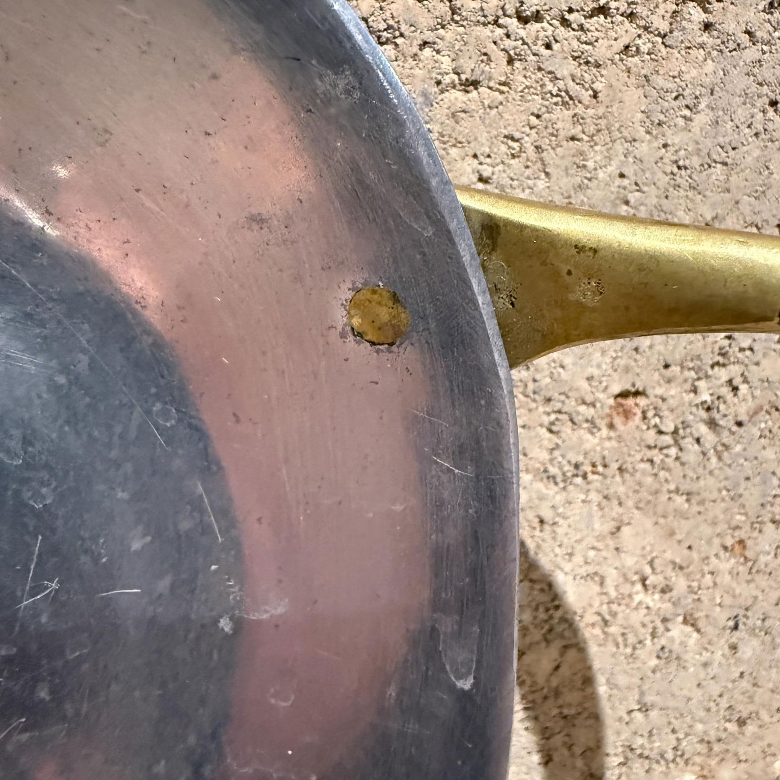 David Marshall Aluminum Brass Serving Platter Mid Century Modern - 3