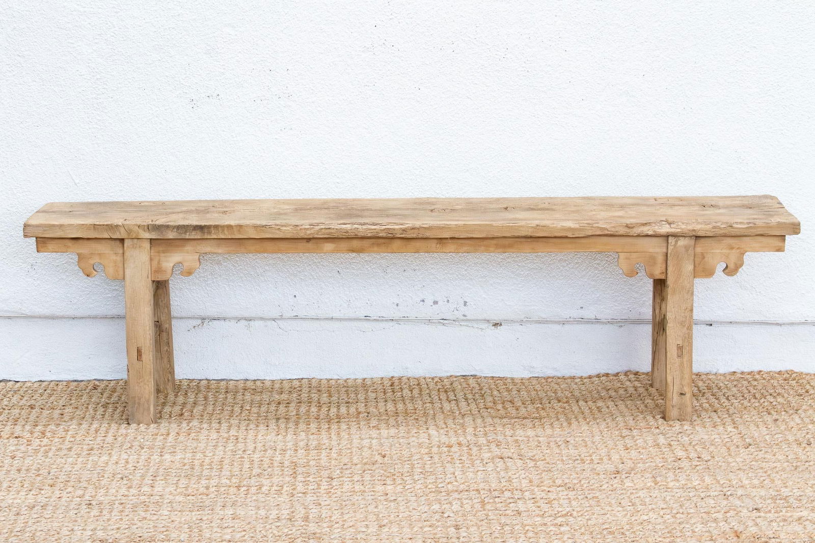 Rustic & Stylish Vintage Dining Bench - 3