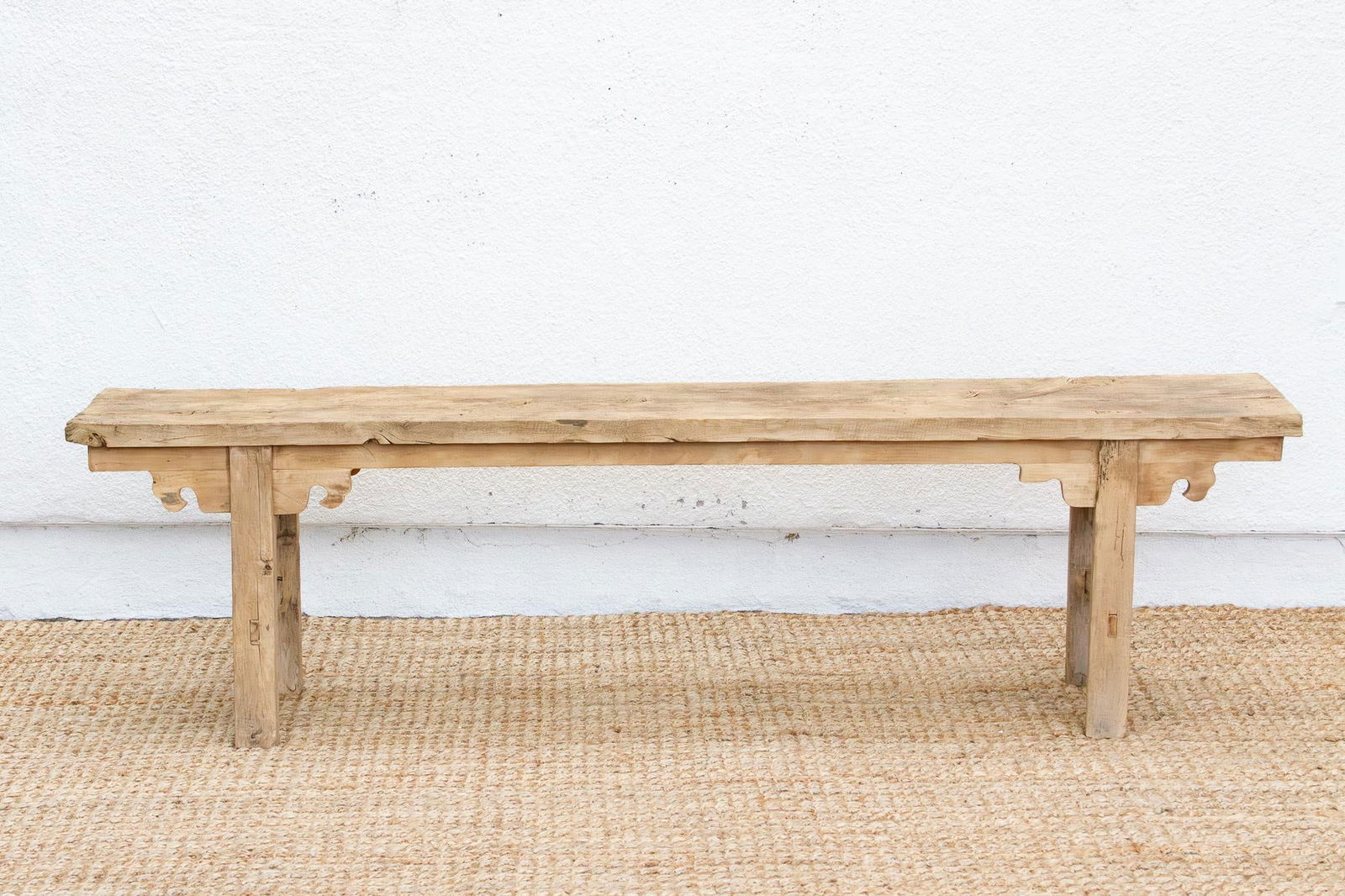 Rustic & Stylish Vintage Dining Bench - 5