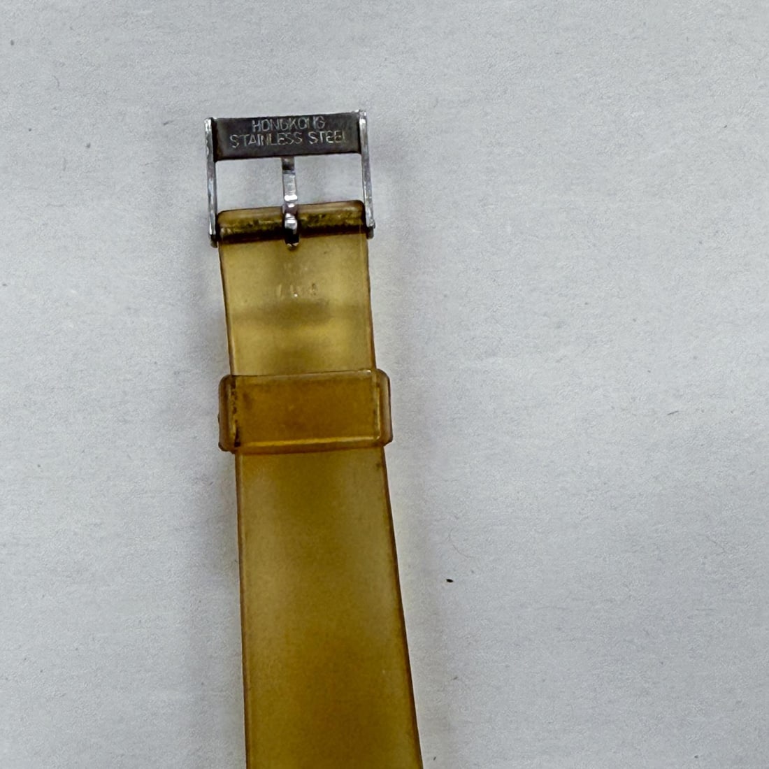 70's Sutton Swiss Square Acrylic Lucite Mechanical Wrist Watch - 11