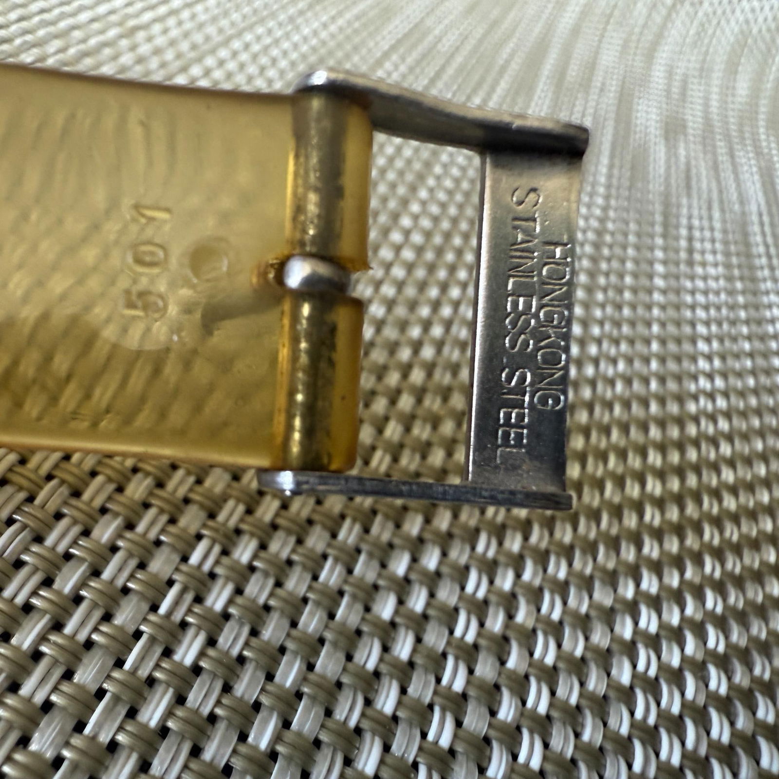 70's Sutton Swiss Square Acrylic Lucite Mechanical Wrist Watch - 13