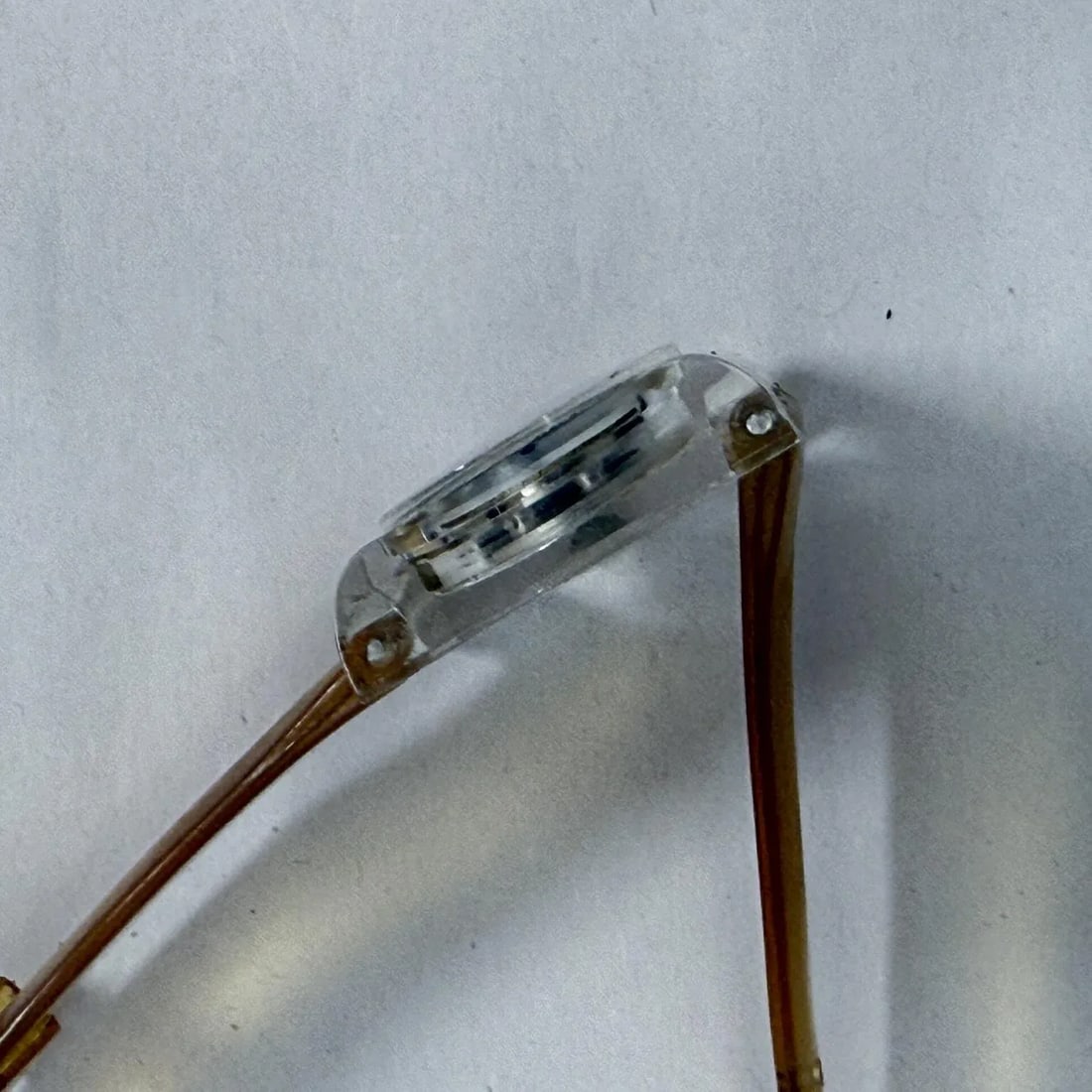 70's Sutton Swiss Square Acrylic Lucite Mechanical Wrist Watch - 6