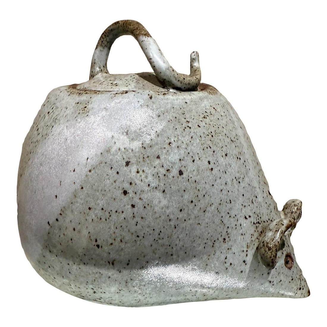 Vintage Pottery Cookie Jar Safekeeping in Mice Mouse Shape (1 of 10)