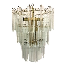 Vintage 9-Light Chandelier, 3-Way Operation