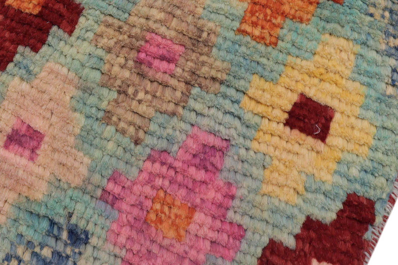 Contemporary Balochi Jayvon Hand Knotted Wool Rug - 3'2'' X 4'10'' - 5