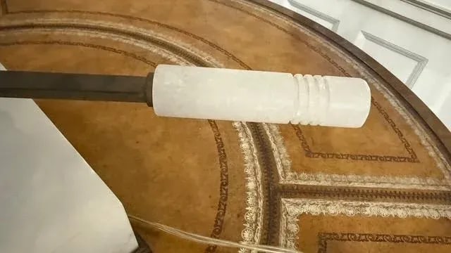 Thomas Pheasant for Baker Furniture Alabaster Swivel Lamp - 9