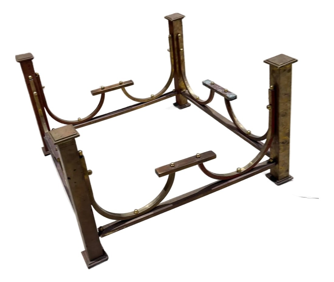 Brass Bronze Coffee Table Base Hollywood Regency (1 of 8)