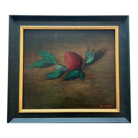 Late 20th Century Floral Still Life Oil Painting on Canvas by James Clinton Mumby
