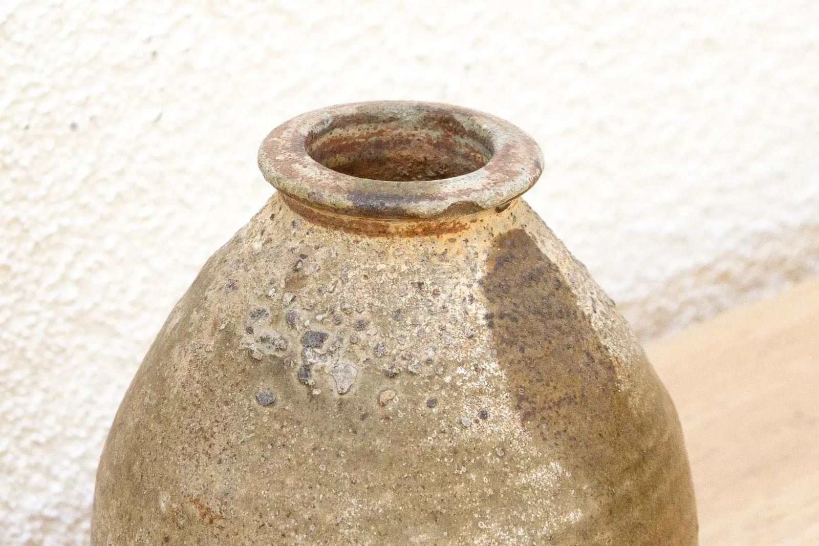 Rustic Stoneware Chinese Vessel - 4