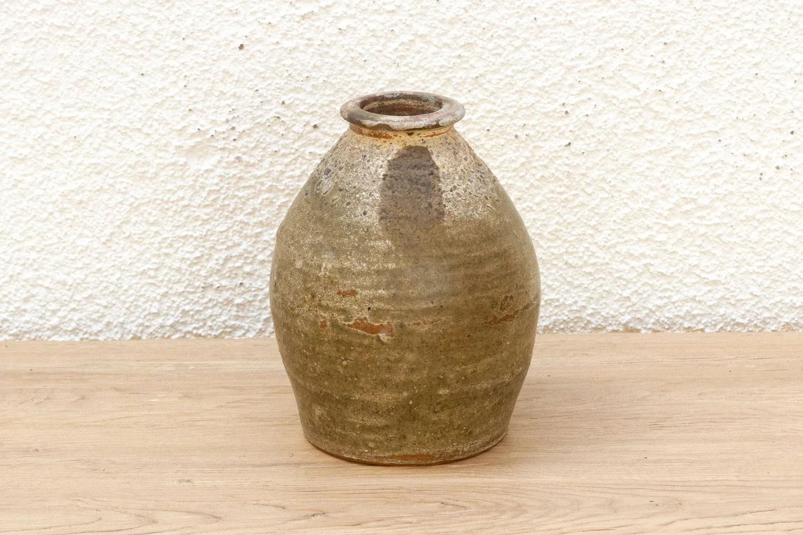 Rustic Stoneware Chinese Vessel - 5