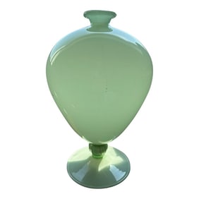 1930s Seguso Vetri d'Arte Veronese Vase in Green