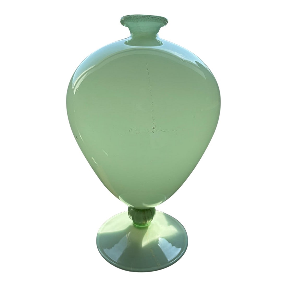 1930s Seguso Vetri d'Arte Veronese Vase in Green (1 of 11)