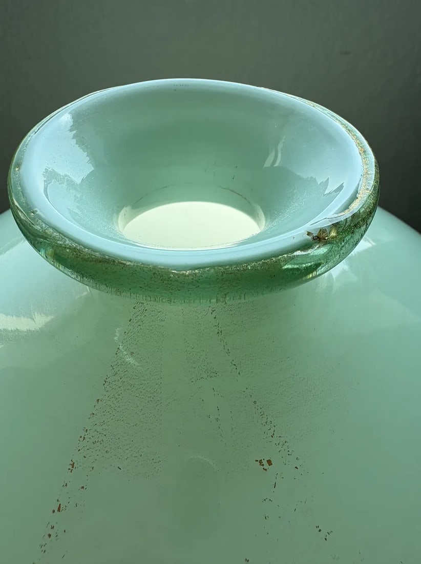 1930s Seguso Vetri d'Arte Veronese Vase in Green - 4