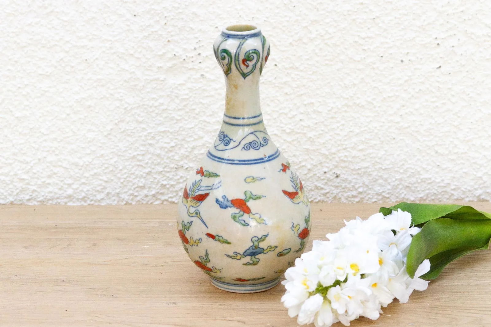 Antique Hand Painted Whimsical Folk Art Pottery - 8