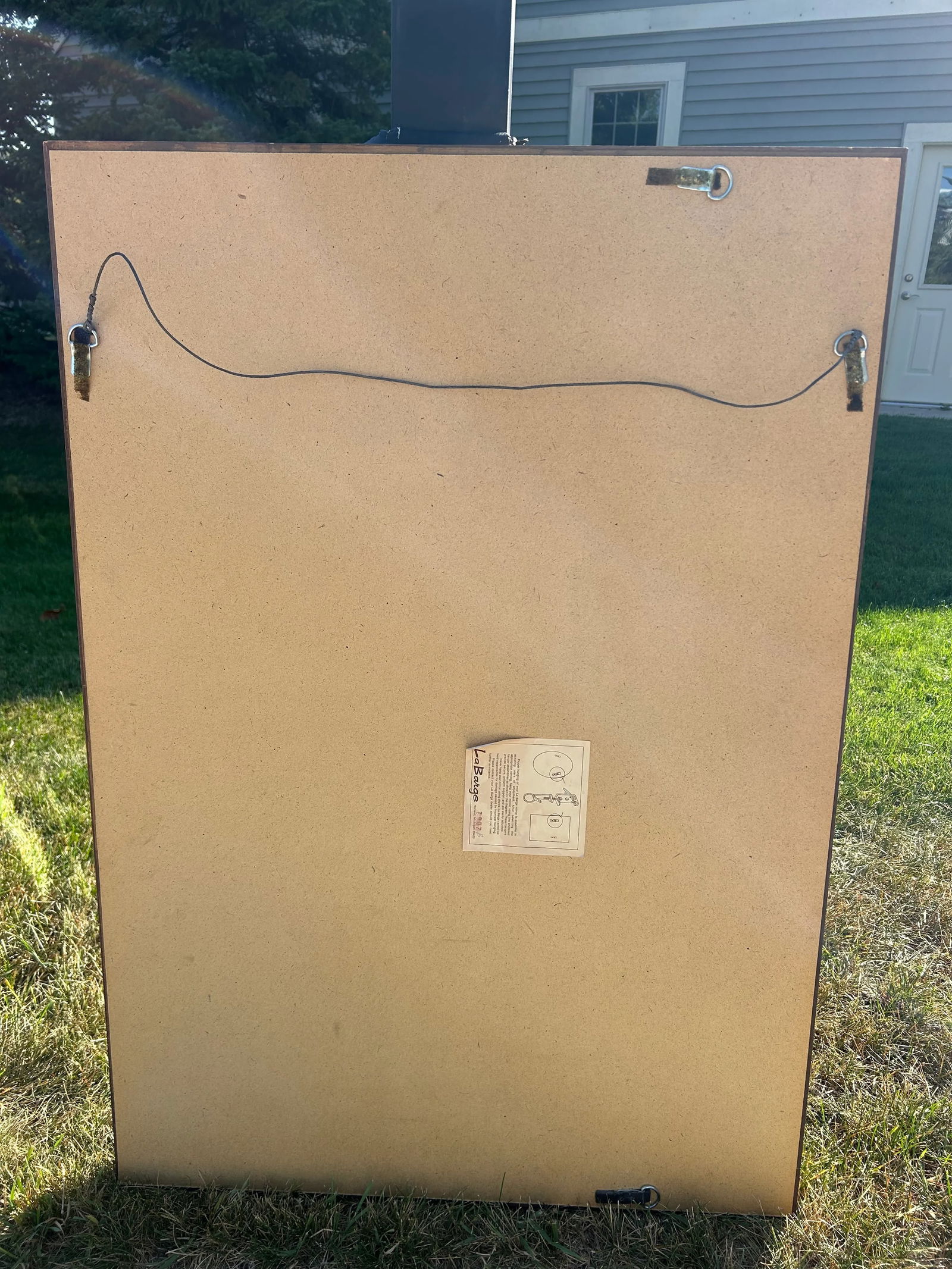 Mid-Century Vintage LaBarge Beveled Glass Wall Mirror With Gilt Gold Frame - 14