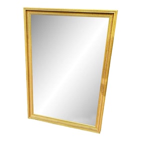 Mid-Century Vintage LaBarge Beveled Glass Wall Mirror With Gilt Gold Frame