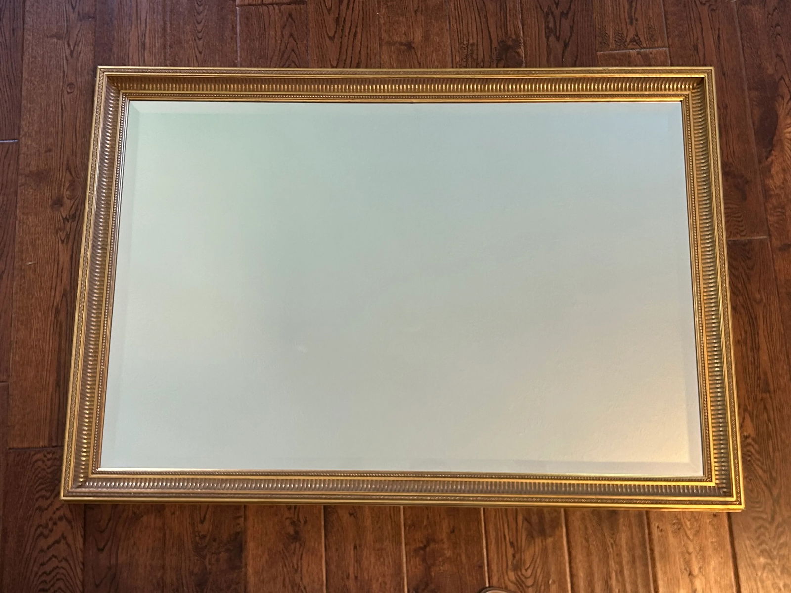 Mid-Century Vintage LaBarge Beveled Glass Wall Mirror With Gilt Gold Frame - 3