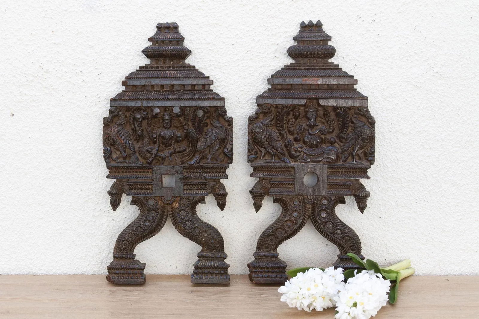 The Devine Pair, Antique Indian Deity Carvings - 2