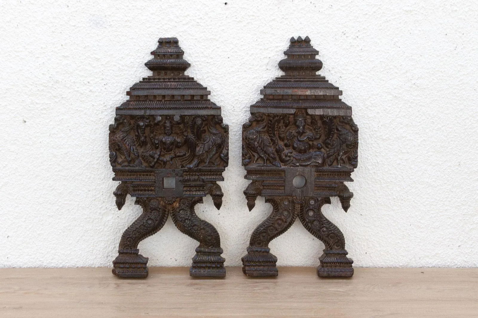 The Devine Pair, Antique Indian Deity Carvings - 3