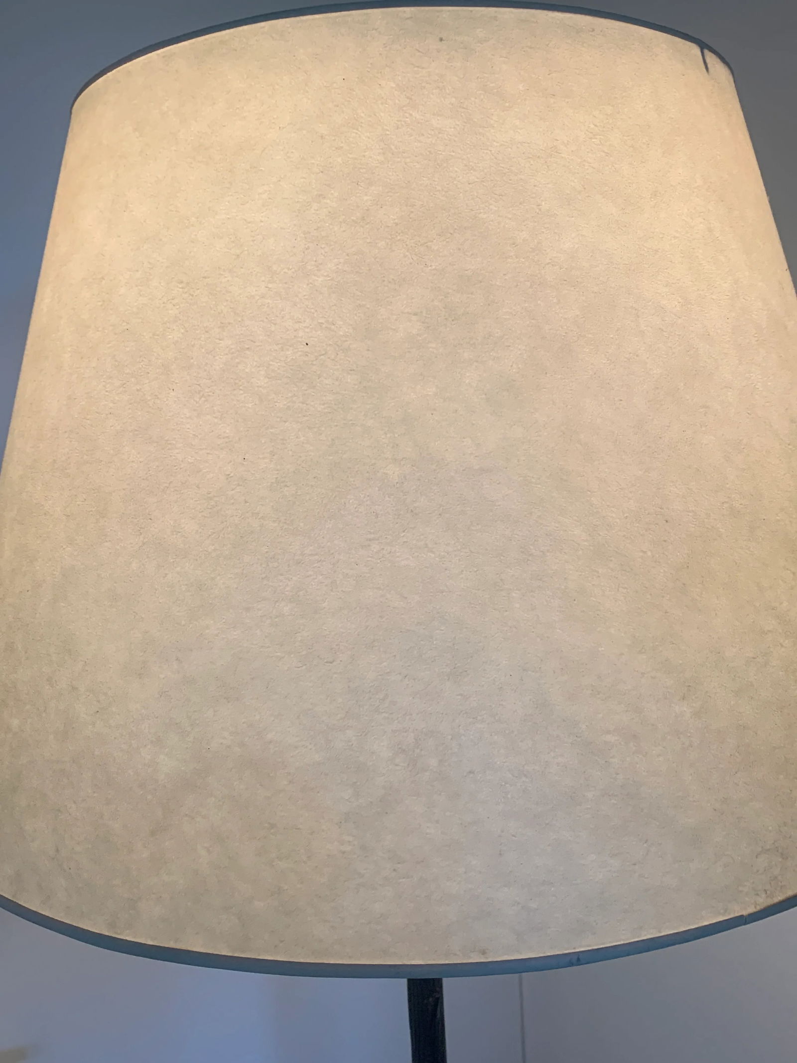 Iron Floor Lamp With a Crinkle Paper Shade - 3