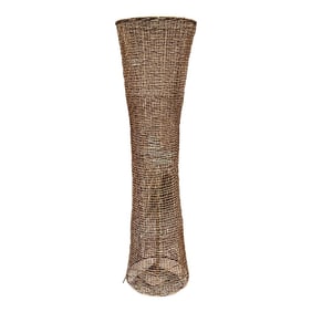 Vintage Wicker Rattan Woven Floor Lamp